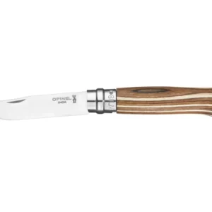 Opinel No.8 Laminated Birch Knife - Brown