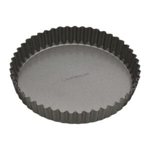 MasterClass Non-Stick 25cm Loose Base Fluted Quiche Tin